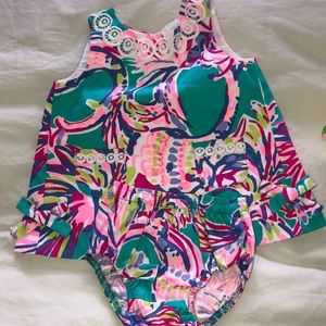 Lilly Pulitzer dress worn once 3-6M